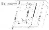 Front fork 92-93 - LH Sleeve