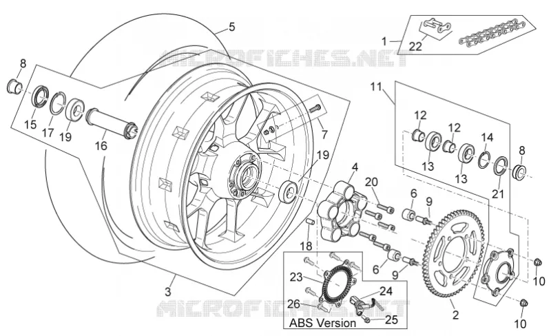Rear wheel