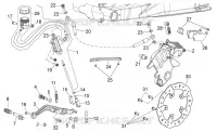 Rear brake system