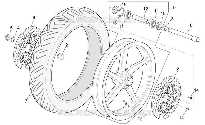 Front wheel