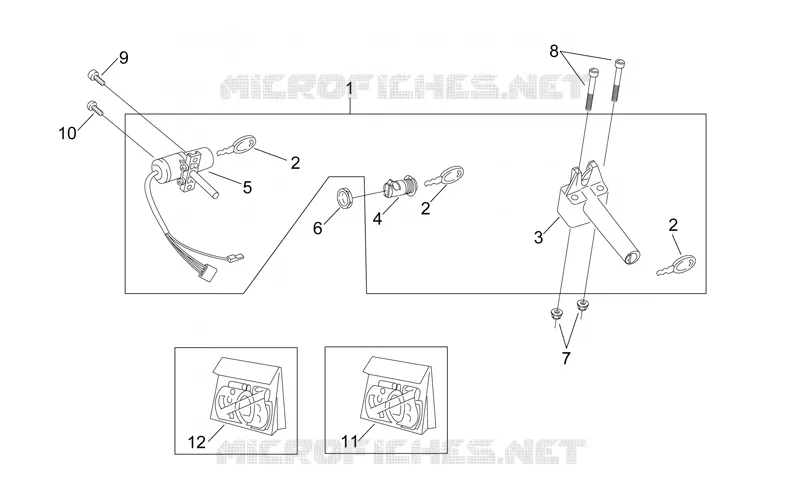 Decal - Lock hardware kit