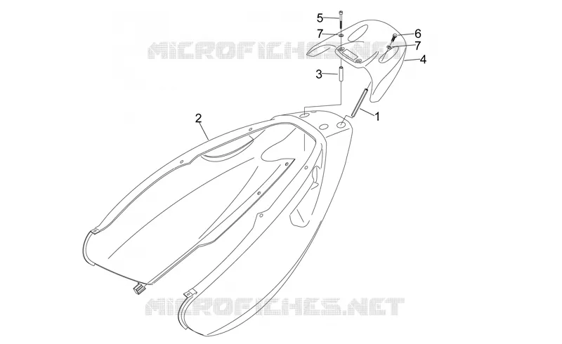 Rear body - Rear fairing