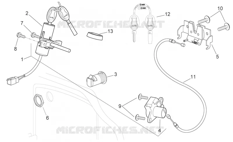Lock hardware kit
