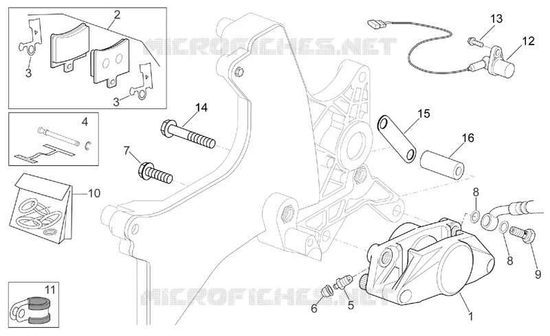 Rear caliper