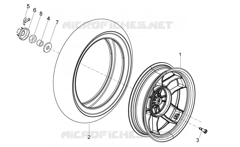Rear wheel