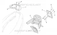 Rear body  - Plate holder