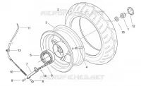 Rear wheel - drum brake