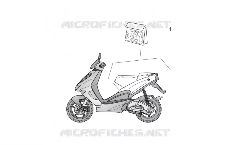Rear body decal set