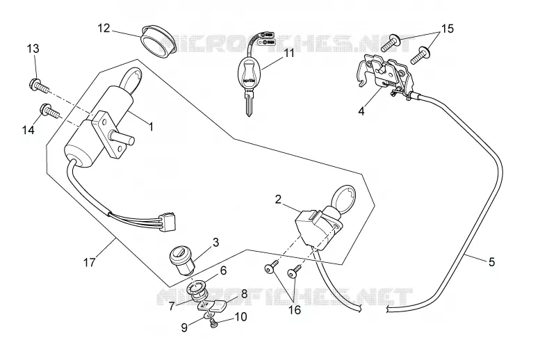 Lock hardware kit