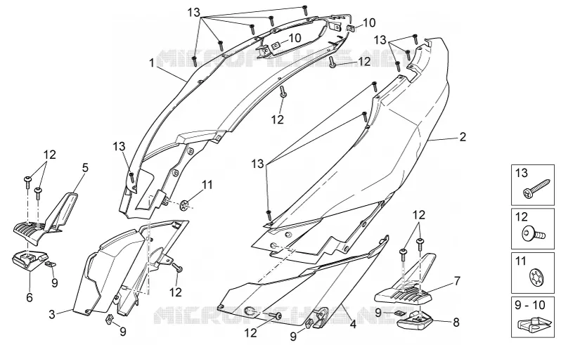 Rear body I