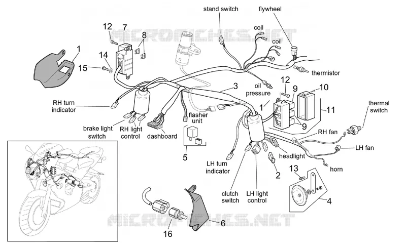 Front electrical system