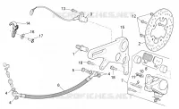 Rear brake caliper