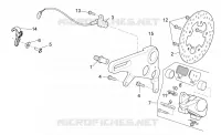 Rear brake caliper