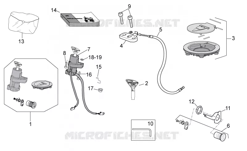 Lock hardware kit