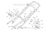 Rear footrests