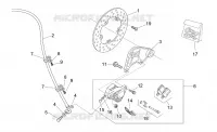Rear brake caliper