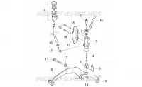 Rear master cylinder