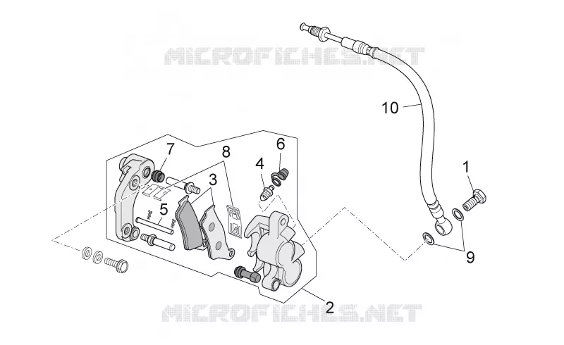 Front brake caliper