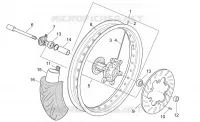 Front wheel - SUPERMOTARD