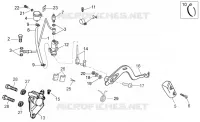 Rear brake caliper