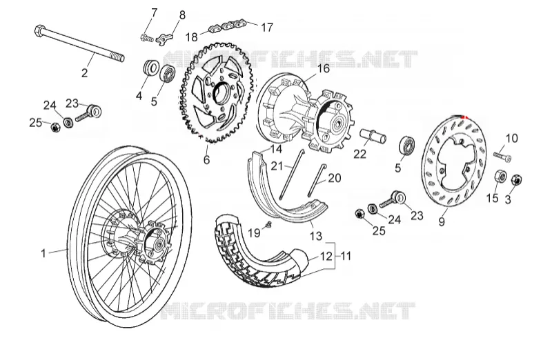 Rear wheel