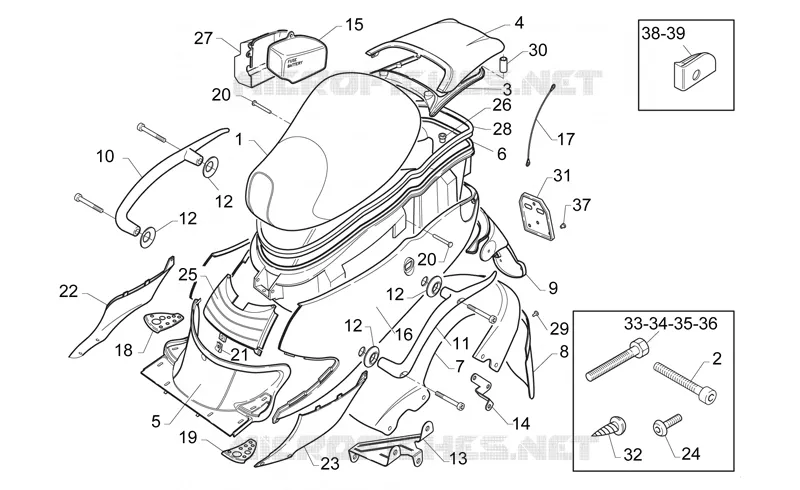 Rear body