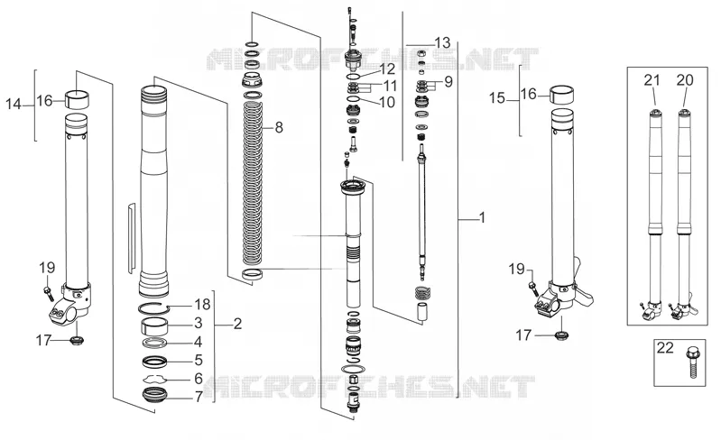 Front fork II