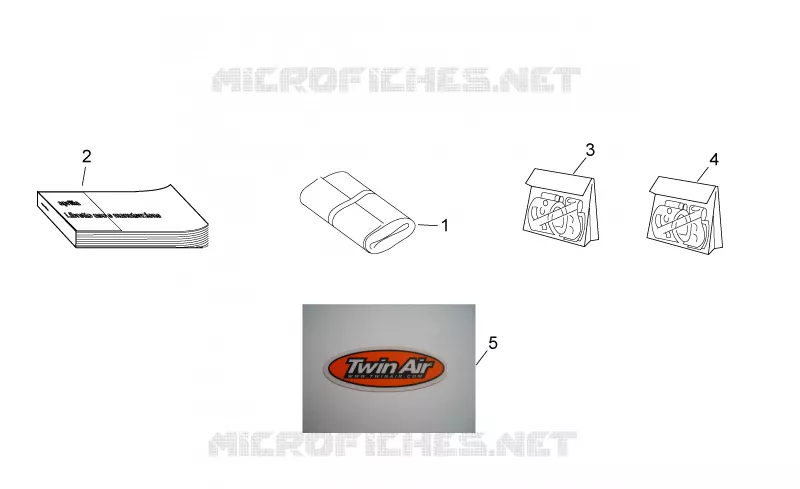 Op.'s handbooks and decal