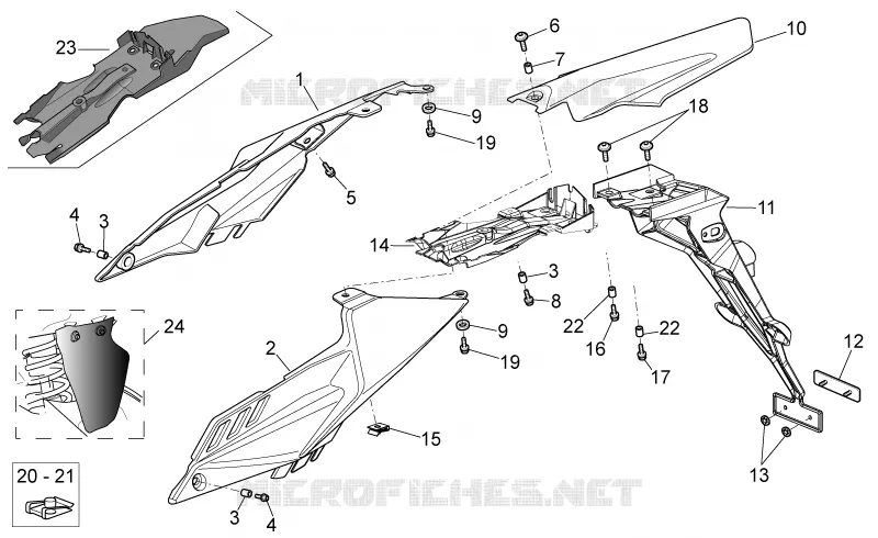 Rear body I