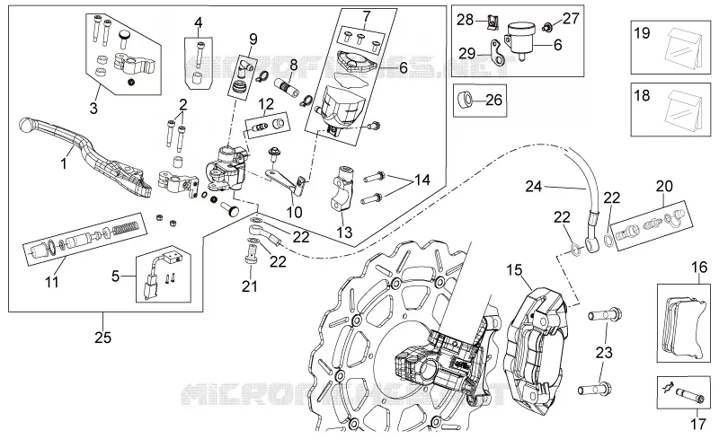 Front brake system