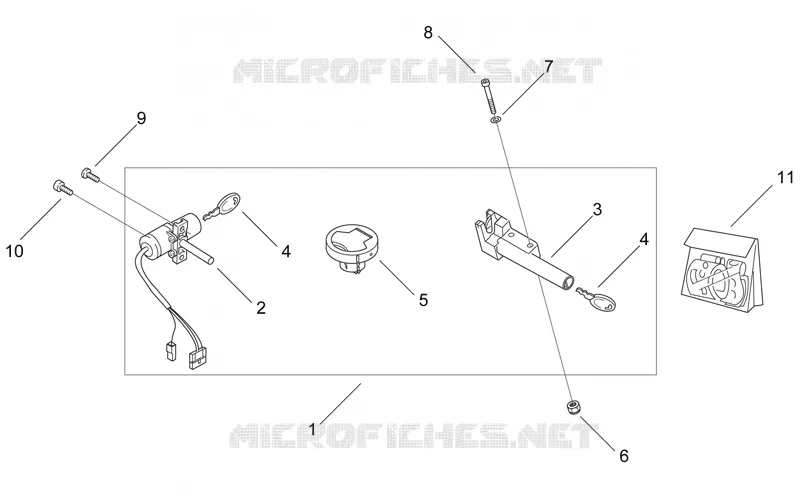 Decal and Lock hardware kit