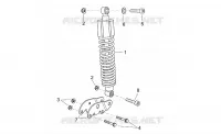 Rear shock absorber