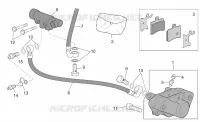 Rear brake caliper