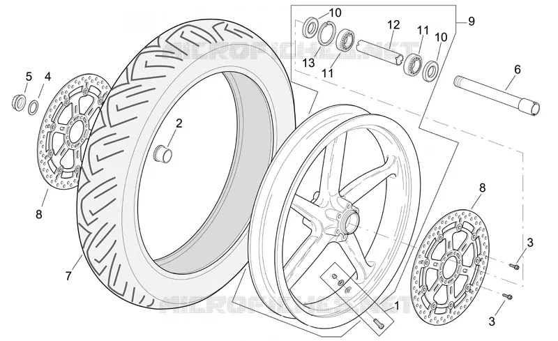 Front wheel R version