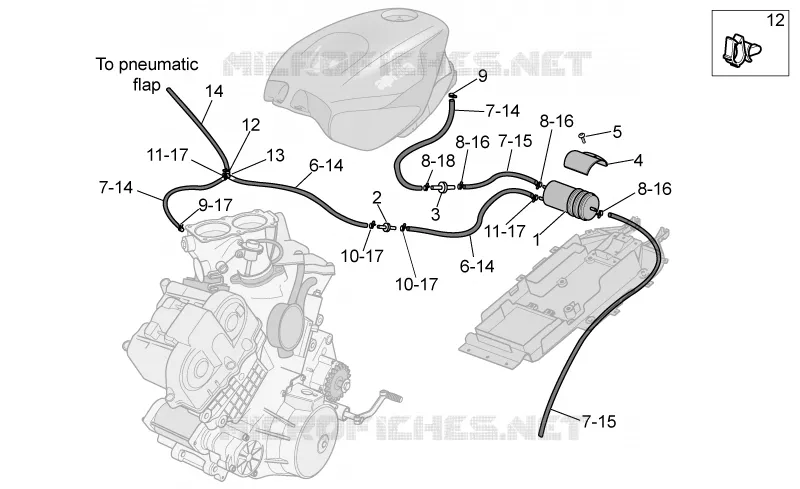 Fuel vapour recover system
