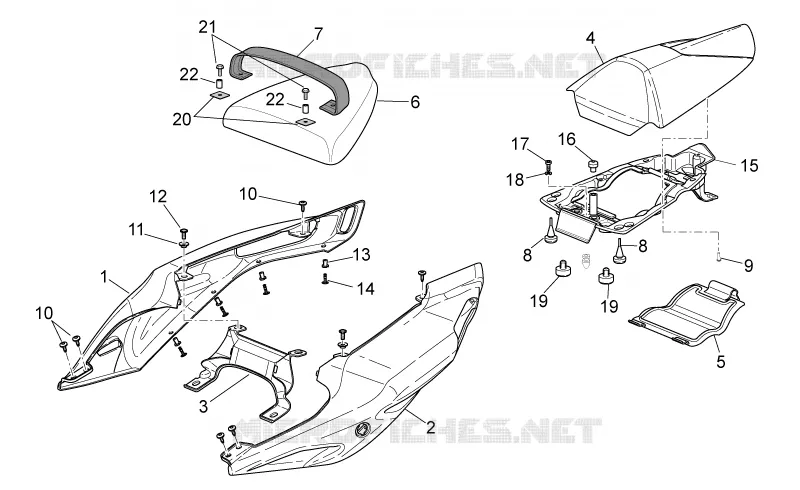 Rear body - Rear fairing II