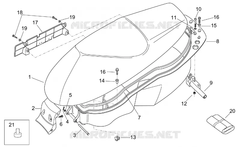 Saddle unit