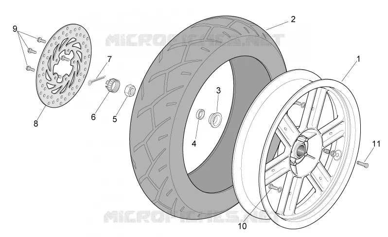 Rear wheel
