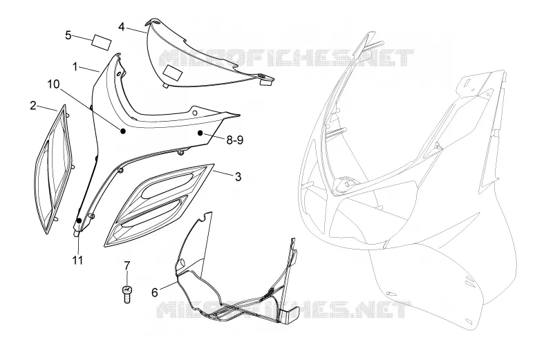 Front body  -  Front cover
