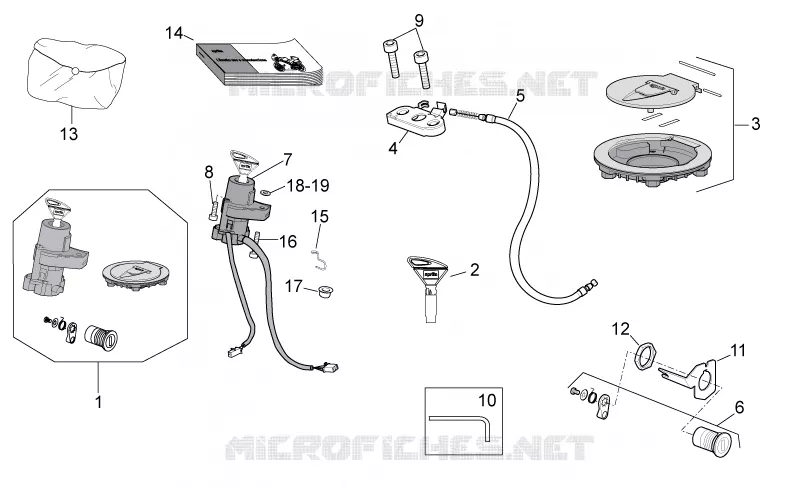 Lock hardware kit