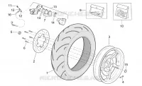 Rear wheel - Rear caliper