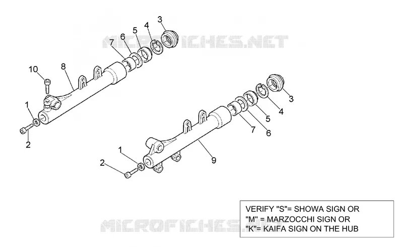 Front fork - Sleeves