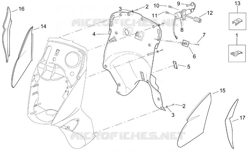 Front body - Internal shield