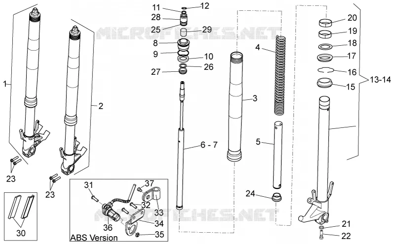 Front fork 