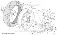 Rear wheel RSV Mille  R  Version